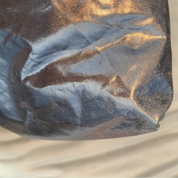 Rothschild Metallic One Piece snowsuit bunting size 3-6 months silver gunmetal - Picture 4 of 5